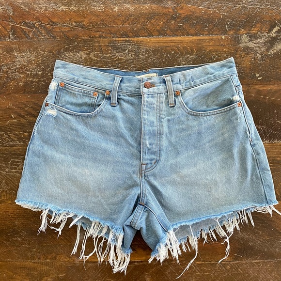 Madewell Pants - Madewell Curvy Relaxed Denim Short